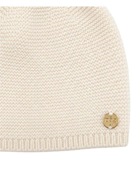 Cappello neonato panna in cotone e cashmere PAZ RODRIGUEZ | 120974/ANPANNA